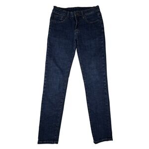 So iLL Climbing Denim Jeans Mens 30x30 Dark Wash Blue Slim Tapered Stretch Pants